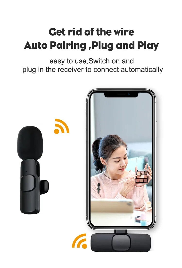 Wireless Mini Microphone ios Compatible